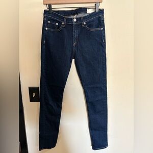 Rag & bone high rise skinny jeans dark wash women’s size 31